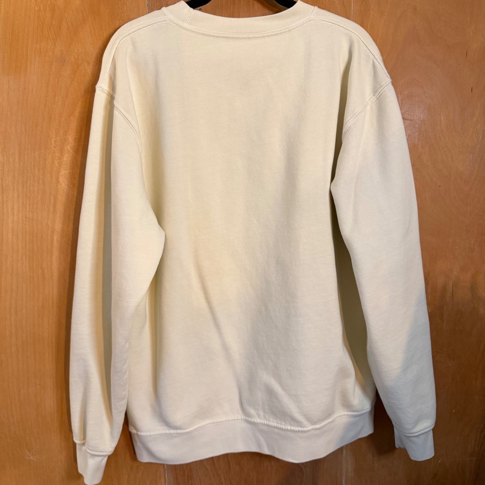 Taylor Swift 1989 Taylors Version Cream Graphic Crewneck Sweatshirt Merch Medium - Picture 5 of 7